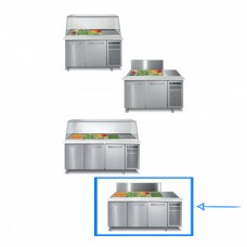 AFINOX SALSPRING703C R- Tavoli refrigerati 7SS73RP4MA001